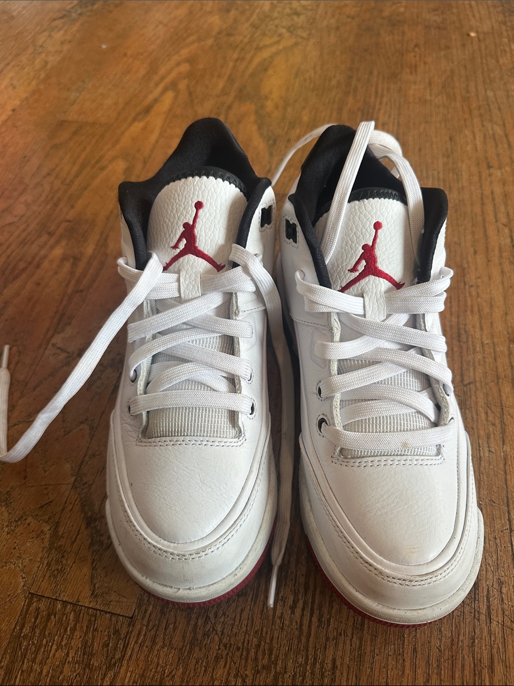 Nike Kids White Black Jordan Sneakers